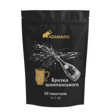 Чай Adamaris «Брызги Шампанского» черный с ароматом ягод годжи, клубника 50 пакетиков