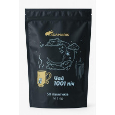 Чай Adamaris  "1001 ночь" купаж черного и зеленого чаю 50 пакетиков