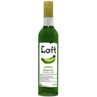 Сироп-топинг ТМ "Loft" "Зеленый банан" 0,7 л