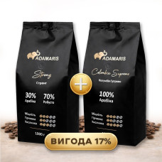 Кофе в зернах Adamaris Колумбия Супремо+Adamaris Стронг